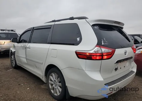 2017 Toyota Sienna Xle из США, поврежденный, VIN 5TDDZ3DC7HS165288
